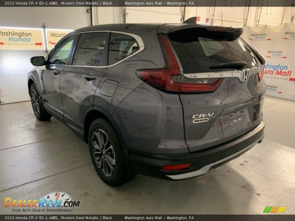 2020 Honda CR-V EX-L AWD Modern Steel Metallic / Black Photo #35