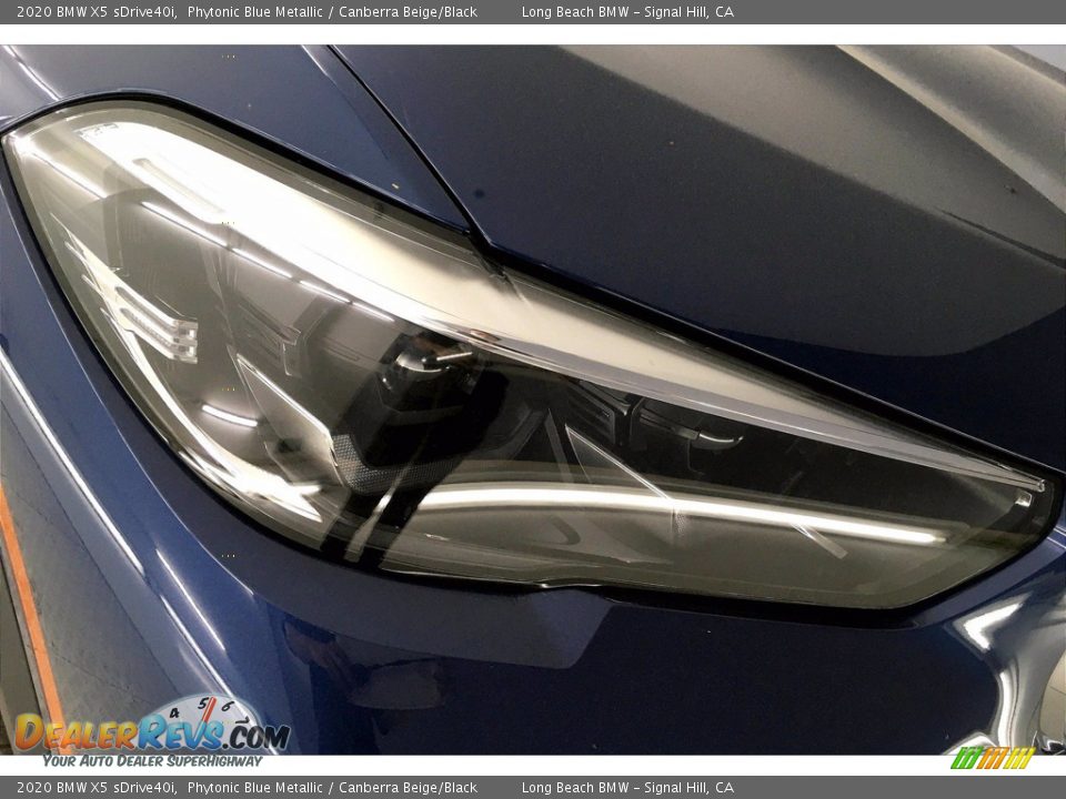 2020 BMW X5 sDrive40i Phytonic Blue Metallic / Canberra Beige/Black Photo #14