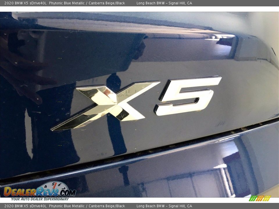 2020 BMW X5 sDrive40i Phytonic Blue Metallic / Canberra Beige/Black Photo #16