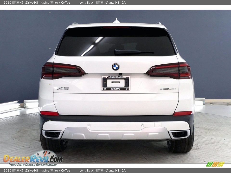 2020 BMW X5 sDrive40i Alpine White / Coffee Photo #4