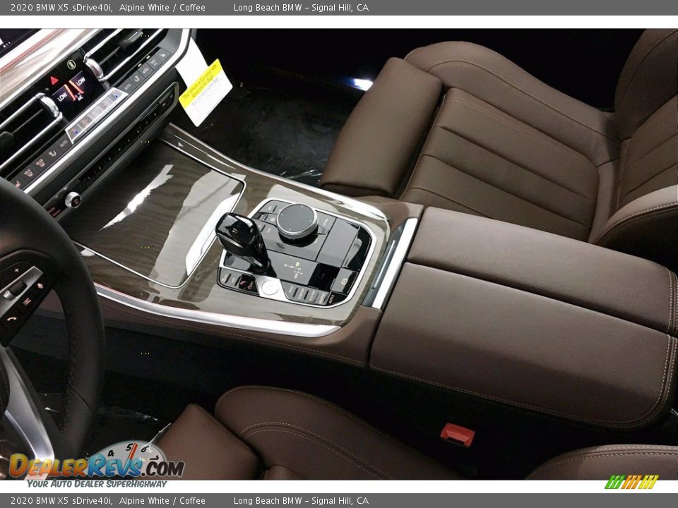 2020 BMW X5 sDrive40i Alpine White / Coffee Photo #8