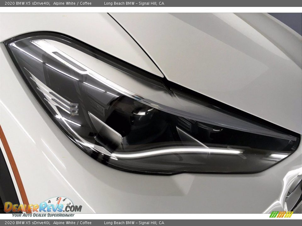 2020 BMW X5 sDrive40i Alpine White / Coffee Photo #14