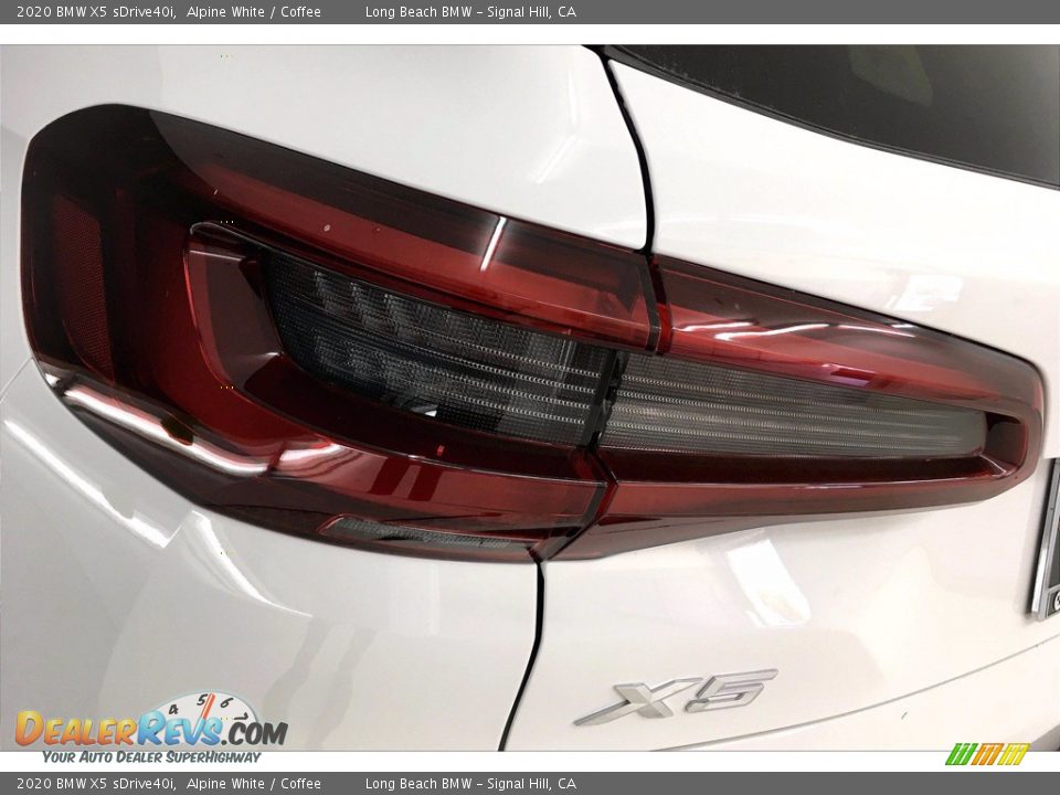 2020 BMW X5 sDrive40i Alpine White / Coffee Photo #15