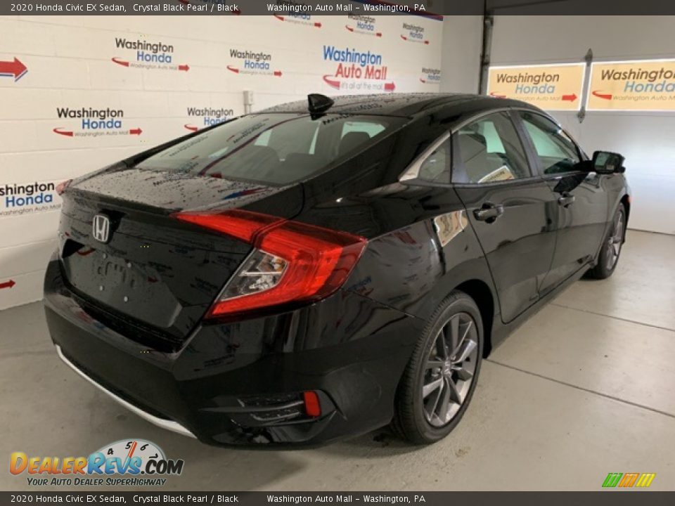 2020 Honda Civic EX Sedan Crystal Black Pearl / Black Photo #32