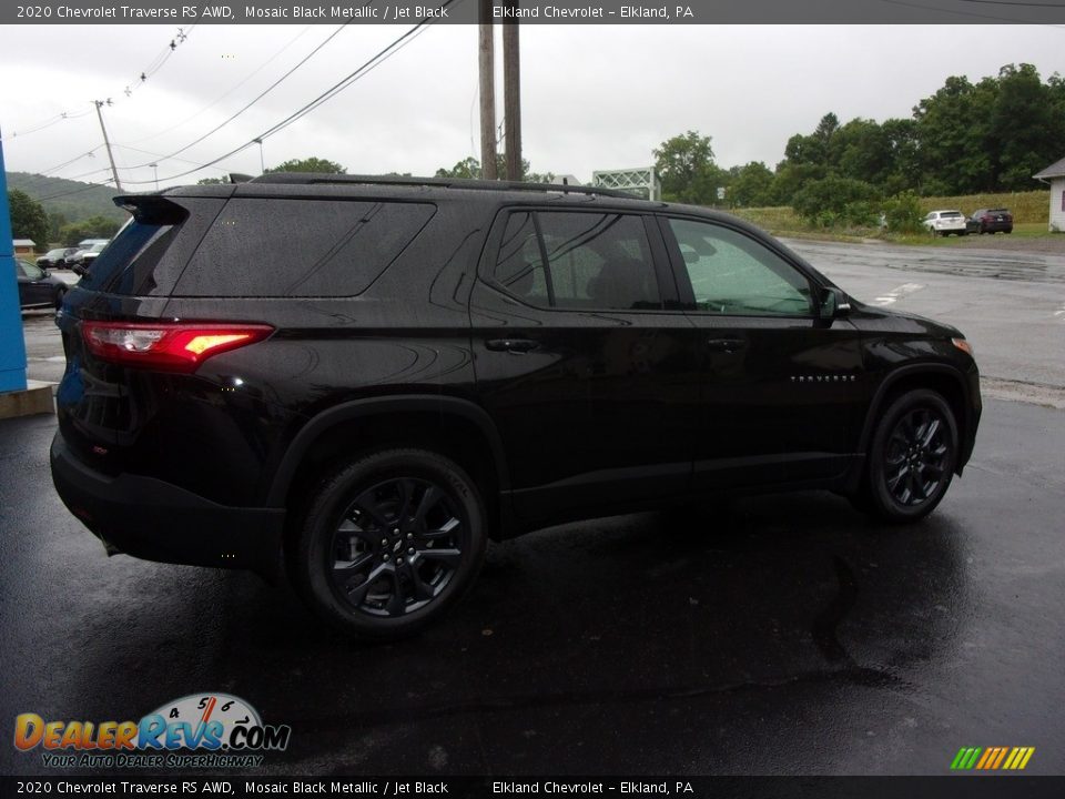 2020 Chevrolet Traverse RS AWD Mosaic Black Metallic / Jet Black Photo #4