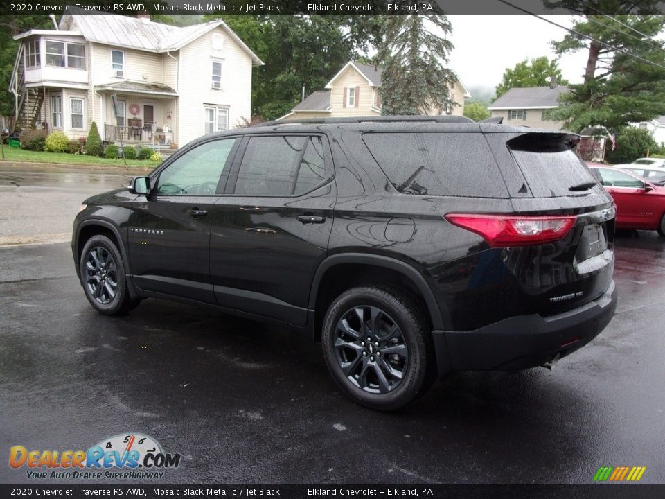 2020 Chevrolet Traverse RS AWD Mosaic Black Metallic / Jet Black Photo #6