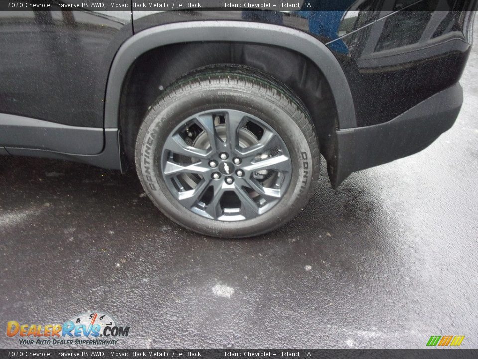 2020 Chevrolet Traverse RS AWD Mosaic Black Metallic / Jet Black Photo #9