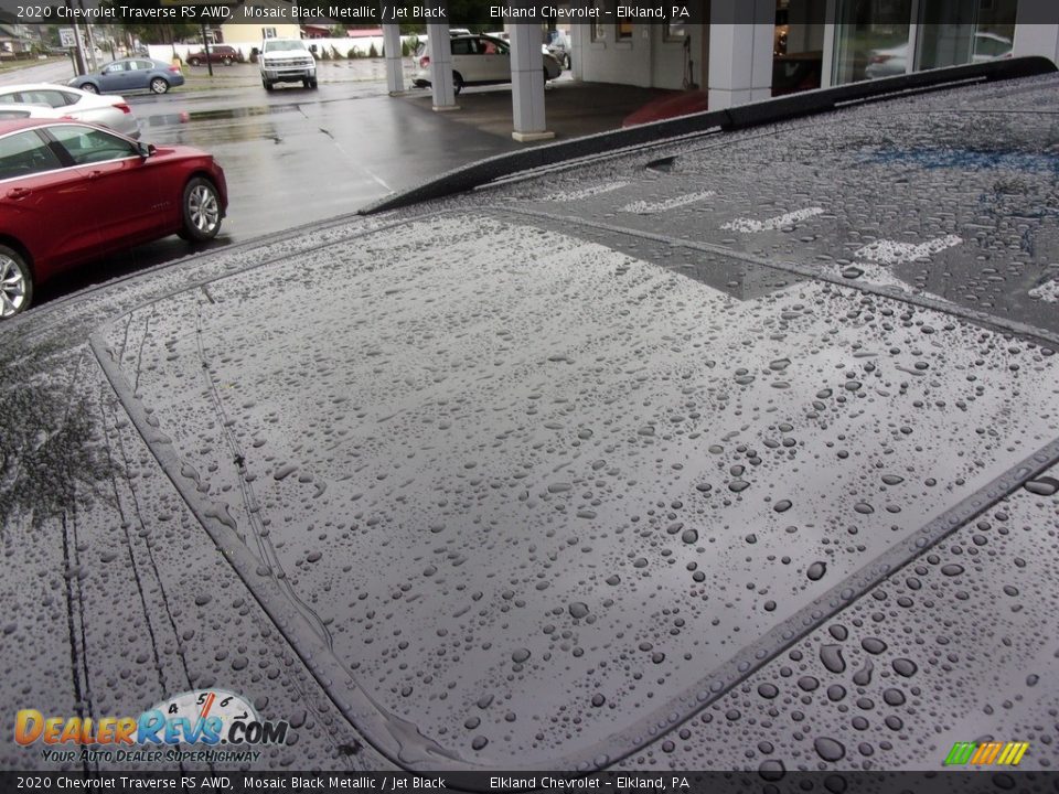 2020 Chevrolet Traverse RS AWD Mosaic Black Metallic / Jet Black Photo #10