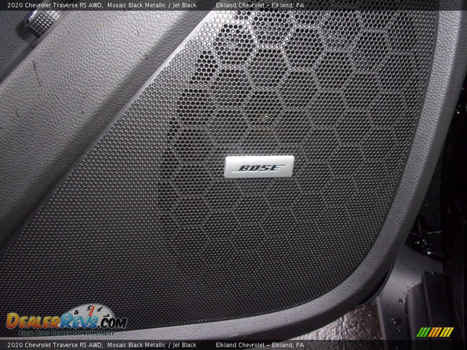 2020 Chevrolet Traverse RS AWD Mosaic Black Metallic / Jet Black Photo #16