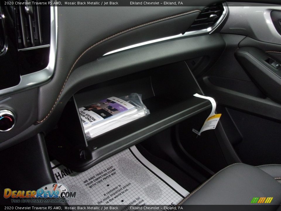 2020 Chevrolet Traverse RS AWD Mosaic Black Metallic / Jet Black Photo #25