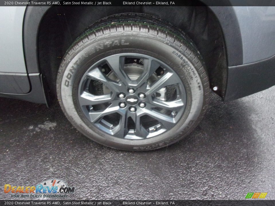 2020 Chevrolet Traverse RS AWD Satin Steel Metallic / Jet Black Photo #9