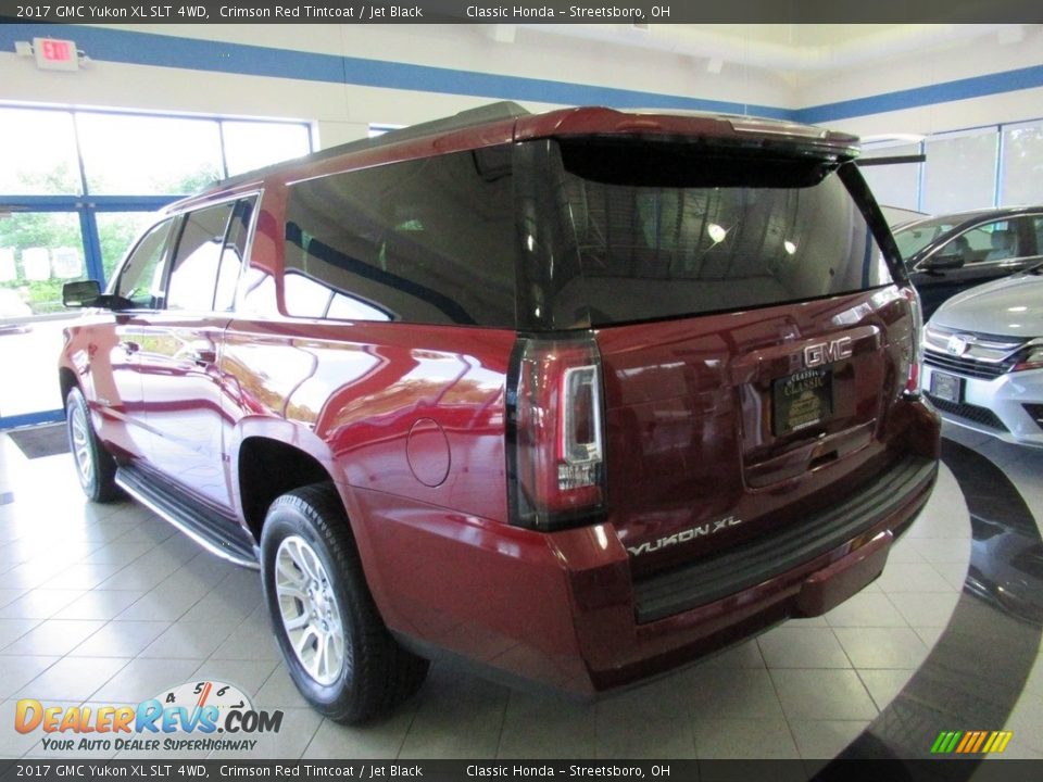 2017 GMC Yukon XL SLT 4WD Crimson Red Tintcoat / Jet Black Photo #3