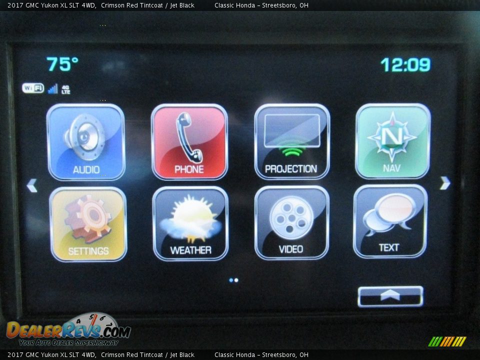 2017 GMC Yukon XL SLT 4WD Crimson Red Tintcoat / Jet Black Photo #32