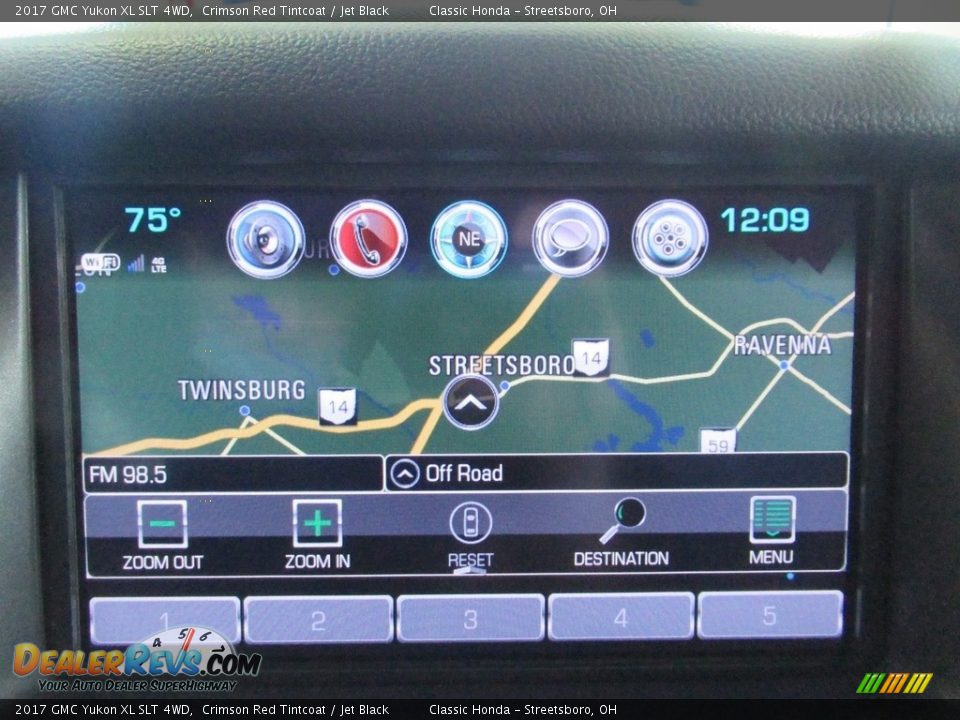 2017 GMC Yukon XL SLT 4WD Crimson Red Tintcoat / Jet Black Photo #34