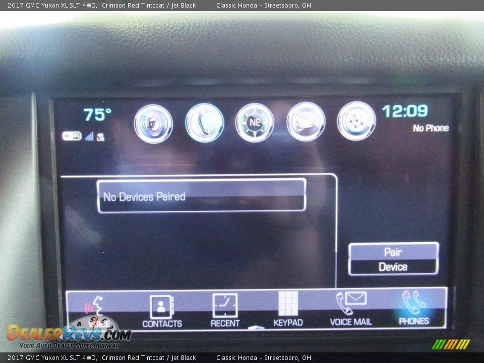 2017 GMC Yukon XL SLT 4WD Crimson Red Tintcoat / Jet Black Photo #35