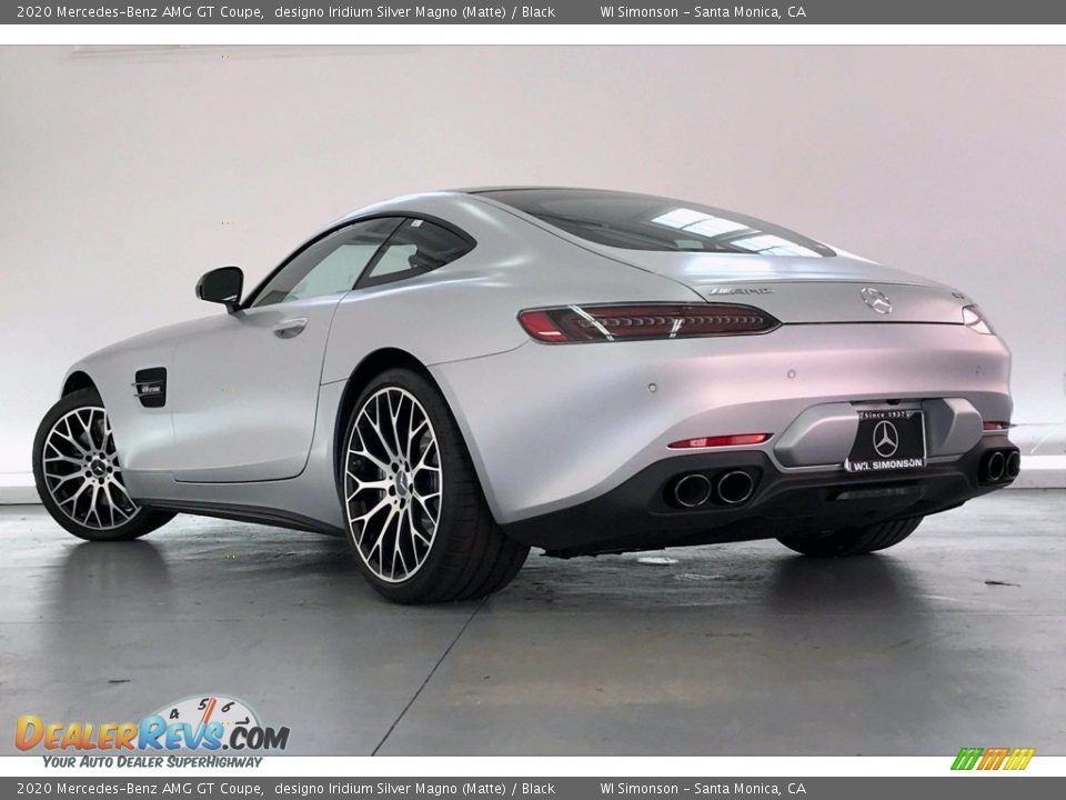 2020 Mercedes-Benz AMG GT Coupe designo Iridium Silver Magno (Matte) / Black Photo #2