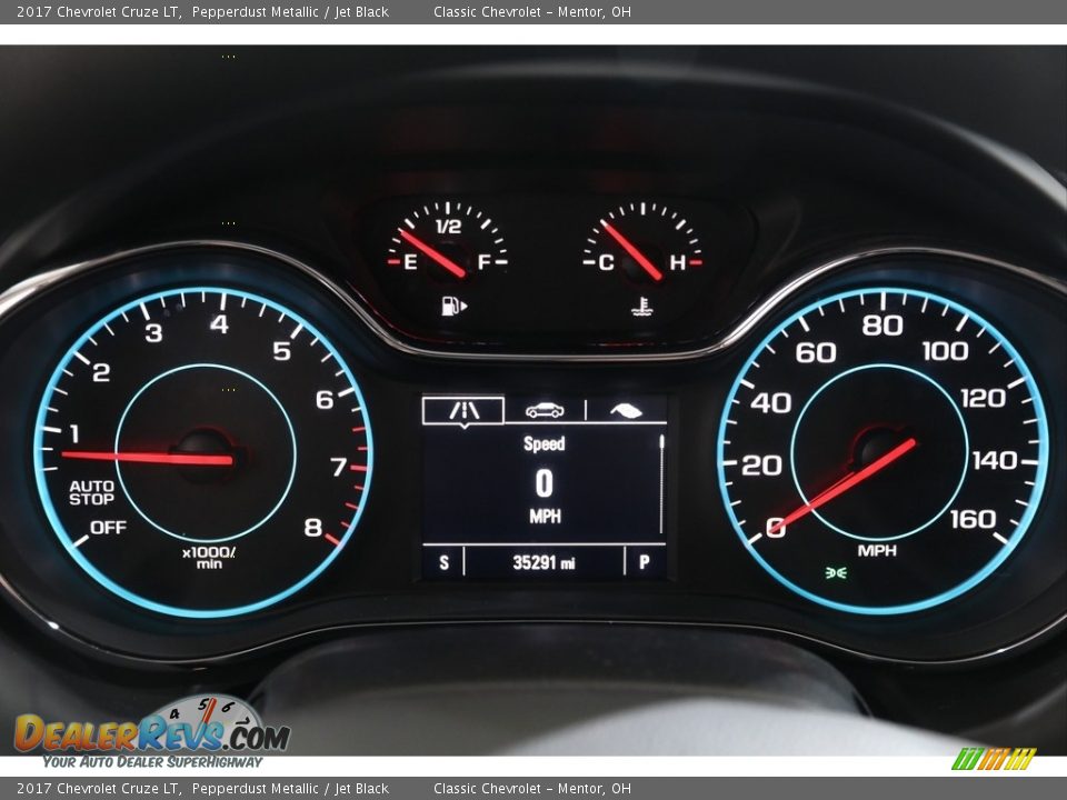 2017 Chevrolet Cruze LT Pepperdust Metallic / Jet Black Photo #8