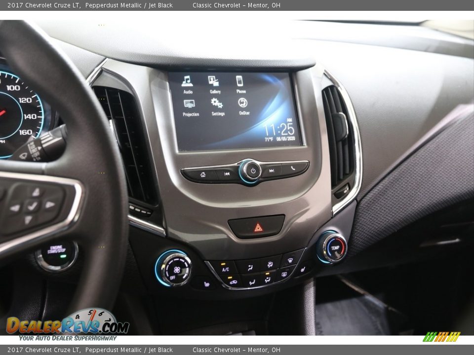2017 Chevrolet Cruze LT Pepperdust Metallic / Jet Black Photo #9