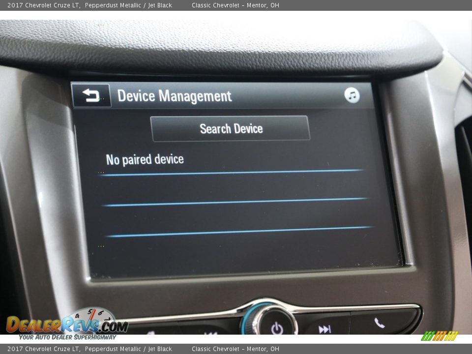 2017 Chevrolet Cruze LT Pepperdust Metallic / Jet Black Photo #11