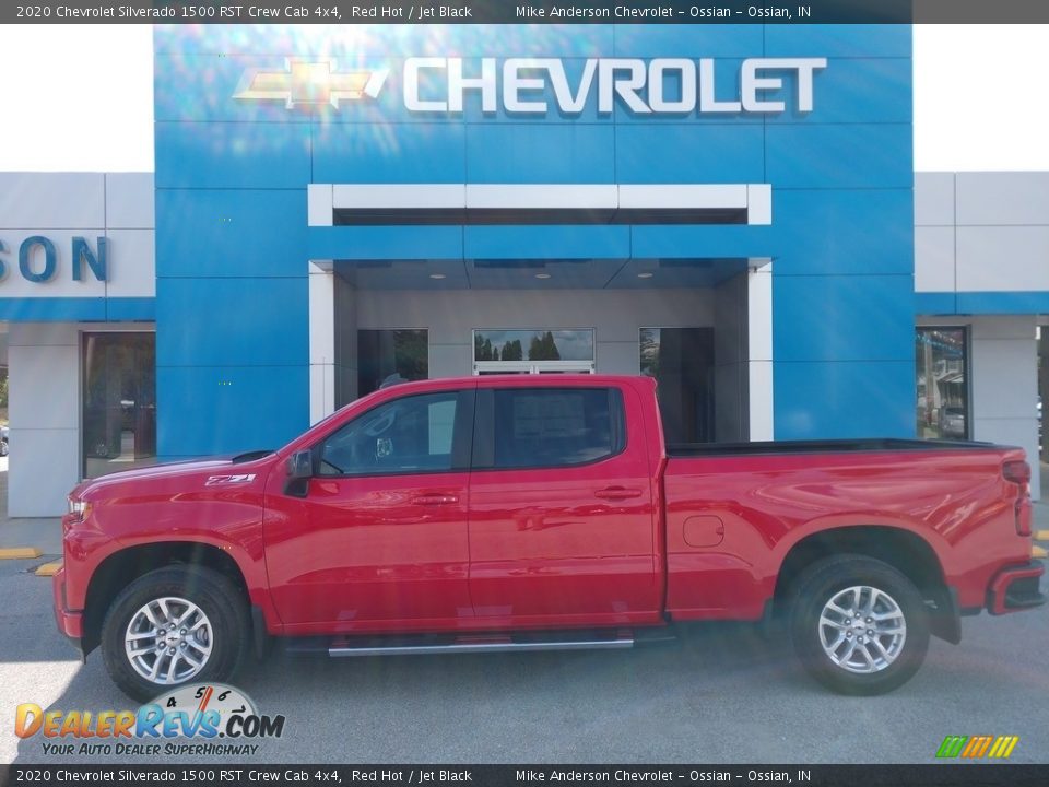 2020 Chevrolet Silverado 1500 RST Crew Cab 4x4 Red Hot / Jet Black Photo #1