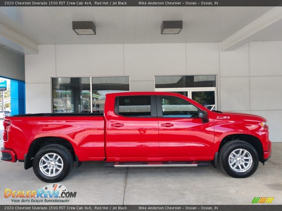 2020 Chevrolet Silverado 1500 RST Crew Cab 4x4 Red Hot / Jet Black Photo #3