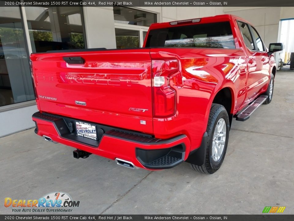 2020 Chevrolet Silverado 1500 RST Crew Cab 4x4 Red Hot / Jet Black Photo #4