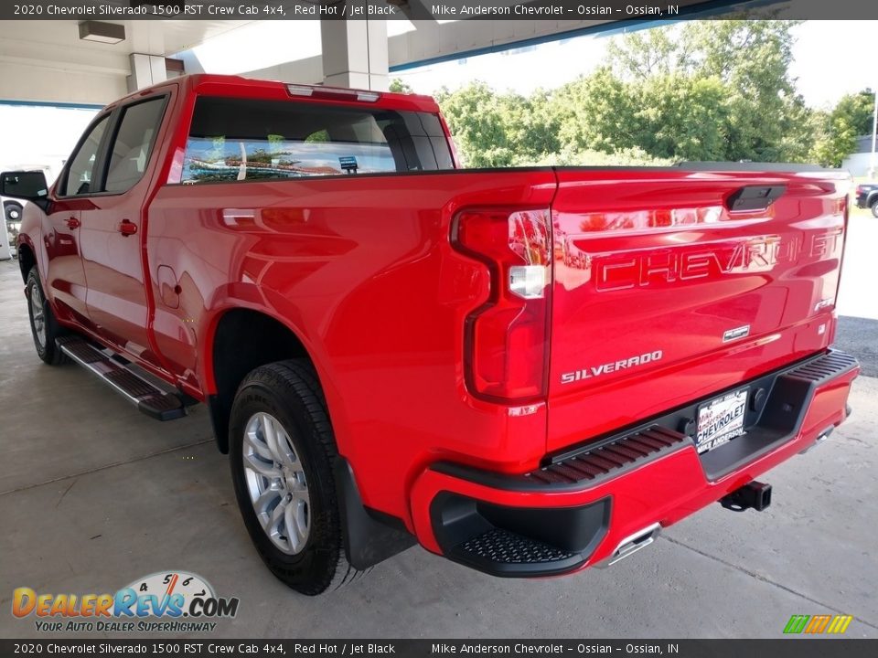 2020 Chevrolet Silverado 1500 RST Crew Cab 4x4 Red Hot / Jet Black Photo #7