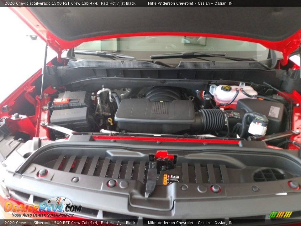 2020 Chevrolet Silverado 1500 RST Crew Cab 4x4 Red Hot / Jet Black Photo #10