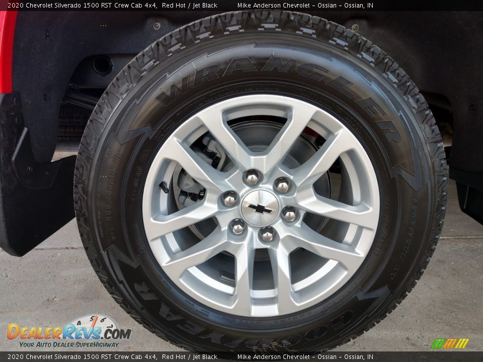 2020 Chevrolet Silverado 1500 RST Crew Cab 4x4 Red Hot / Jet Black Photo #12