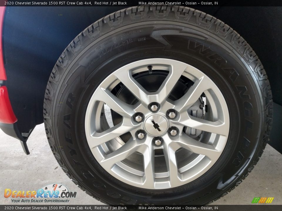 2020 Chevrolet Silverado 1500 RST Crew Cab 4x4 Red Hot / Jet Black Photo #14
