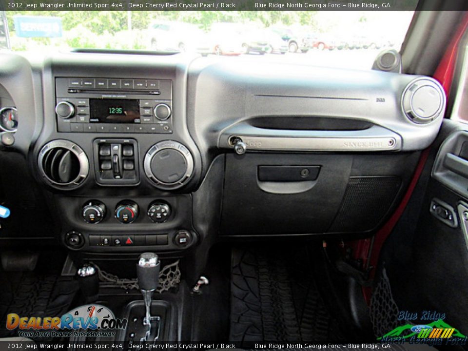 2012 Jeep Wrangler Unlimited Sport 4x4 Deep Cherry Red Crystal Pearl / Black Photo #14