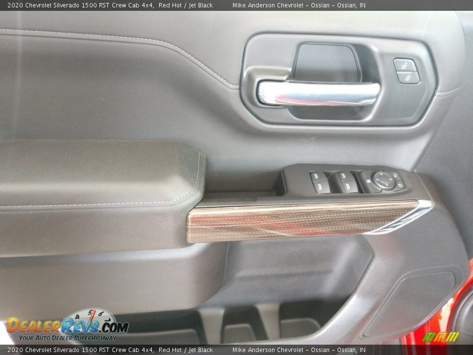 2020 Chevrolet Silverado 1500 RST Crew Cab 4x4 Red Hot / Jet Black Photo #25
