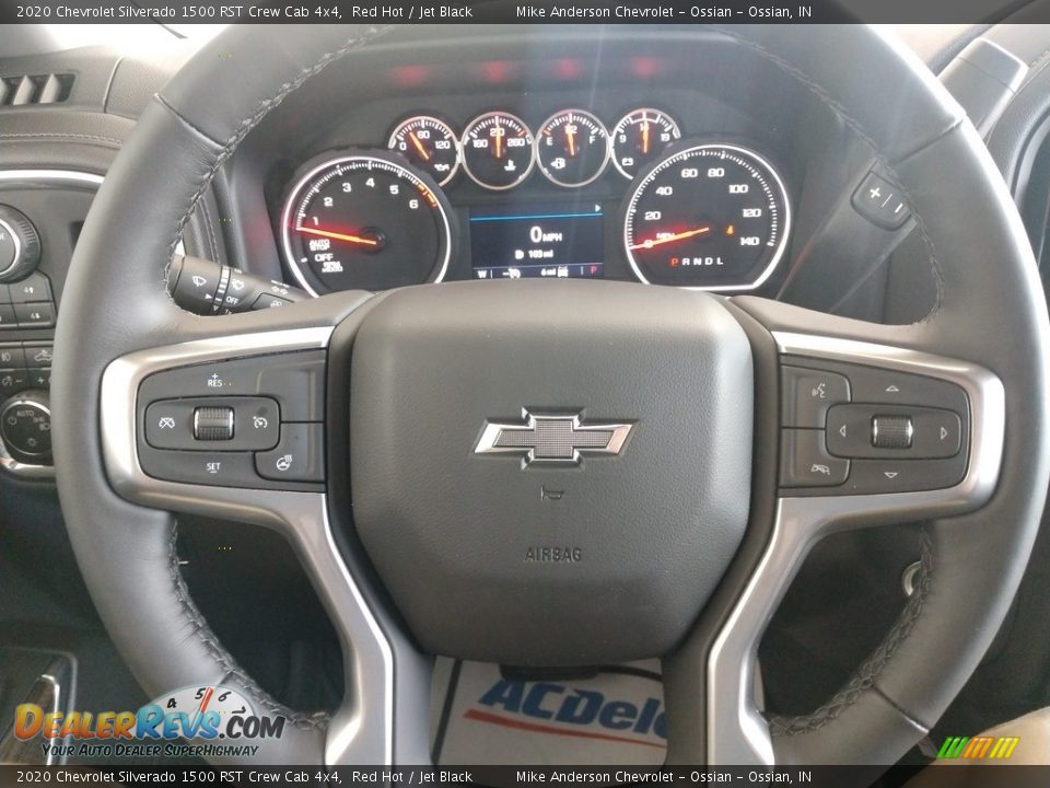 2020 Chevrolet Silverado 1500 RST Crew Cab 4x4 Red Hot / Jet Black Photo #26