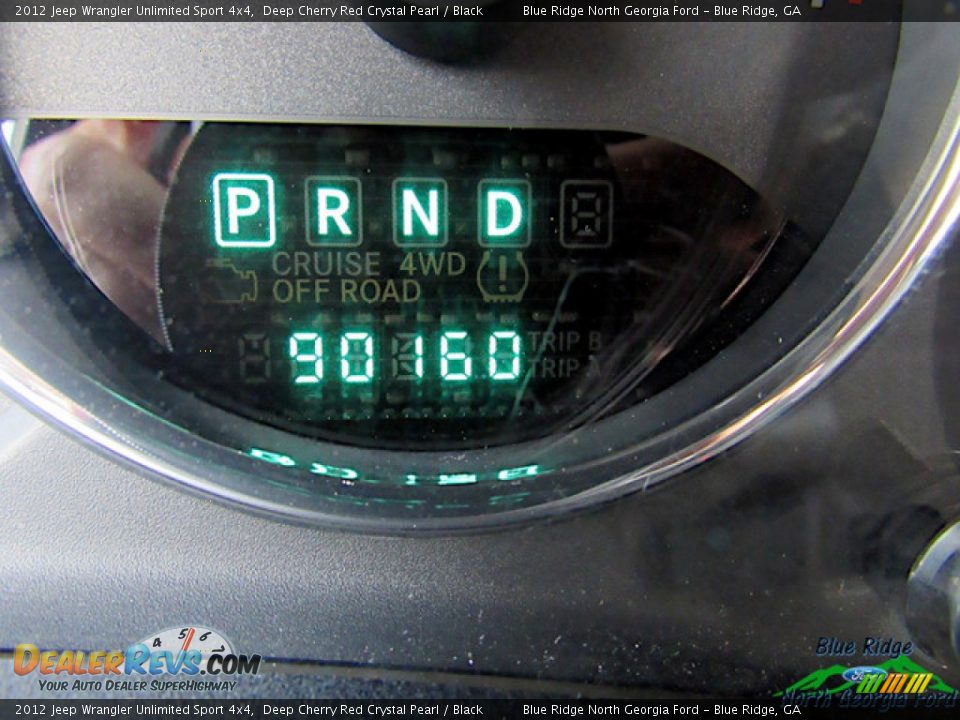 2012 Jeep Wrangler Unlimited Sport 4x4 Deep Cherry Red Crystal Pearl / Black Photo #17