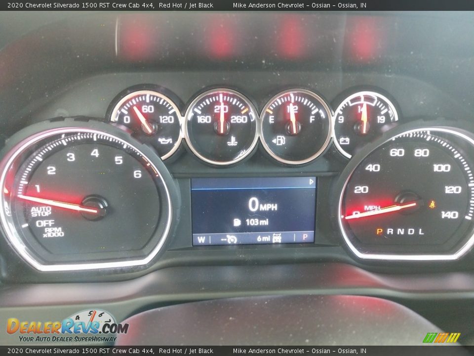 2020 Chevrolet Silverado 1500 RST Crew Cab 4x4 Red Hot / Jet Black Photo #29