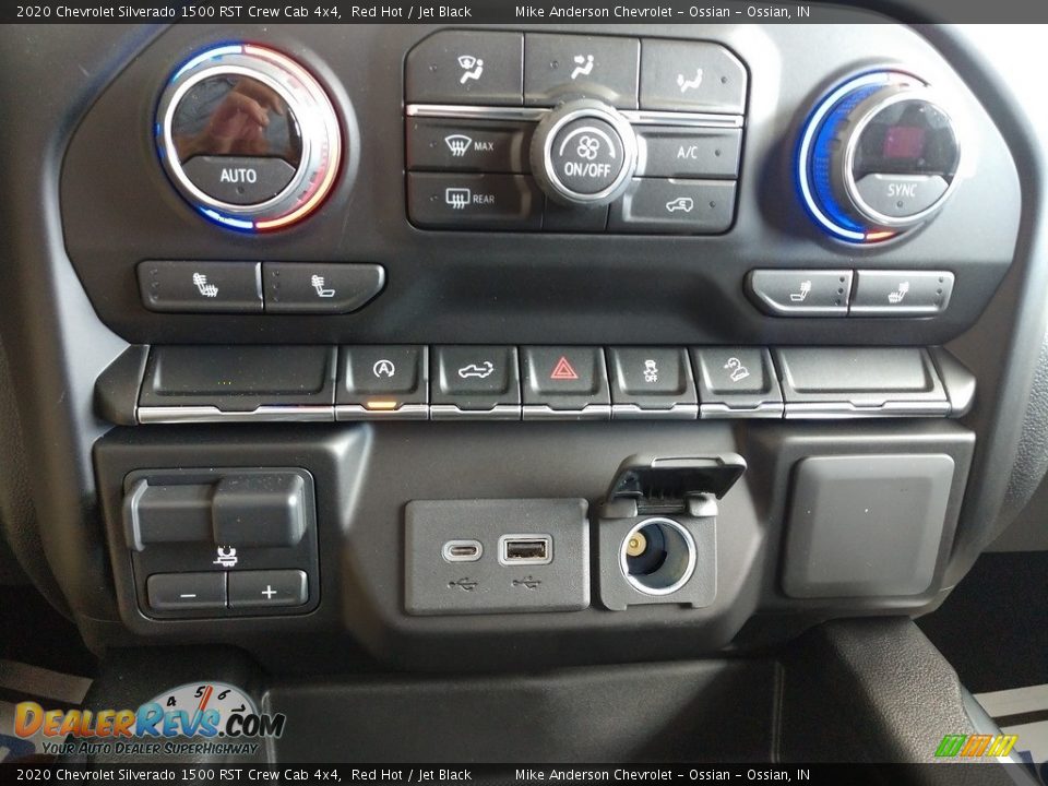 2020 Chevrolet Silverado 1500 RST Crew Cab 4x4 Red Hot / Jet Black Photo #31