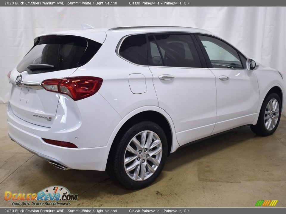 2020 Buick Envision Premium AWD Summit White / Light Neutral Photo #2