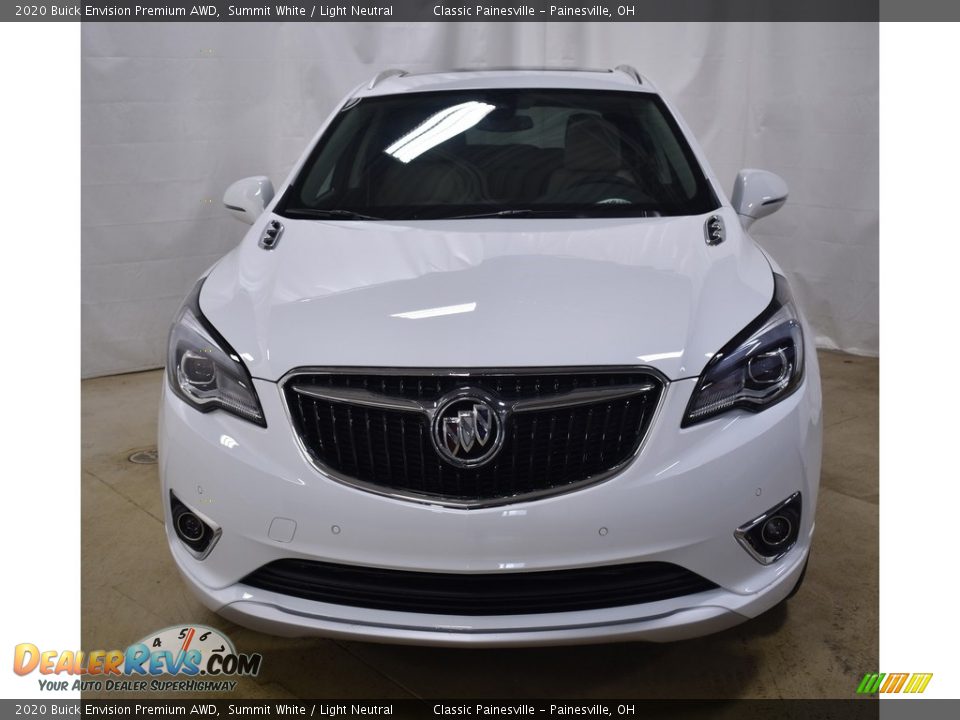 2020 Buick Envision Premium AWD Summit White / Light Neutral Photo #4