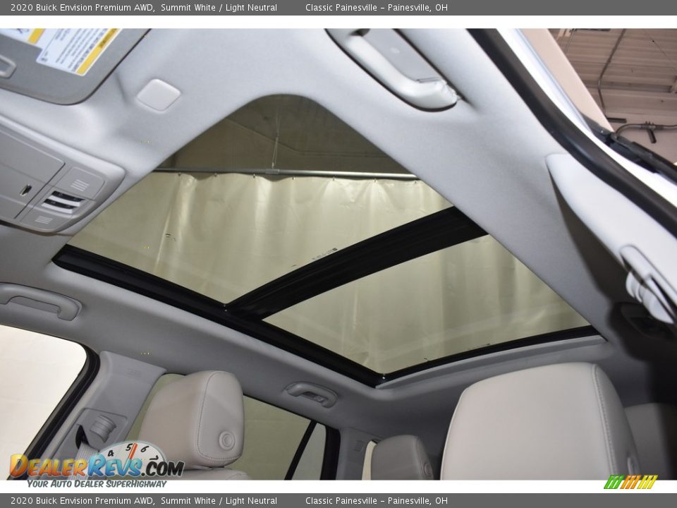 2020 Buick Envision Premium AWD Summit White / Light Neutral Photo #6