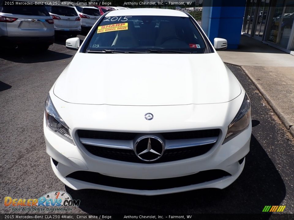 2015 Mercedes-Benz CLA 250 4Matic Cirrus White / Beige Photo #7