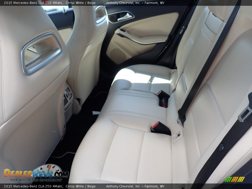 2015 Mercedes-Benz CLA 250 4Matic Cirrus White / Beige Photo #10