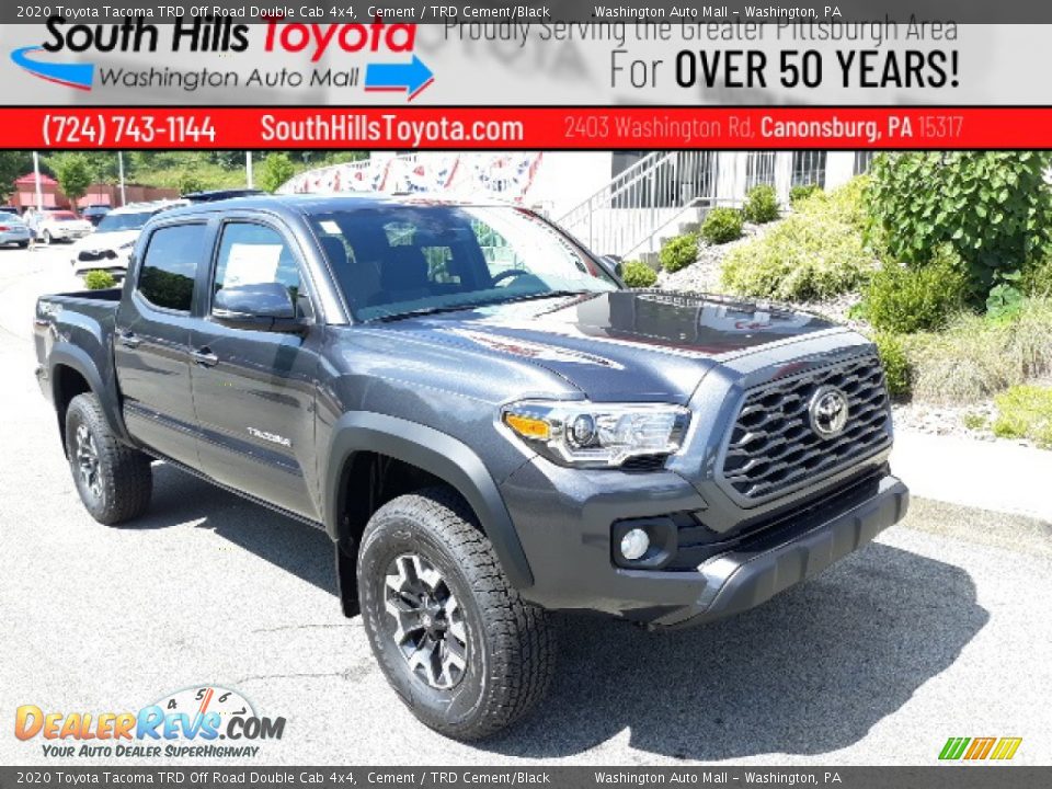 2020 Toyota Tacoma TRD Off Road Double Cab 4x4 Cement / TRD Cement/Black Photo #1