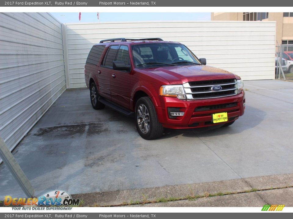 2017 Ford Expedition XLT Ruby Red / Ebony Photo #2
