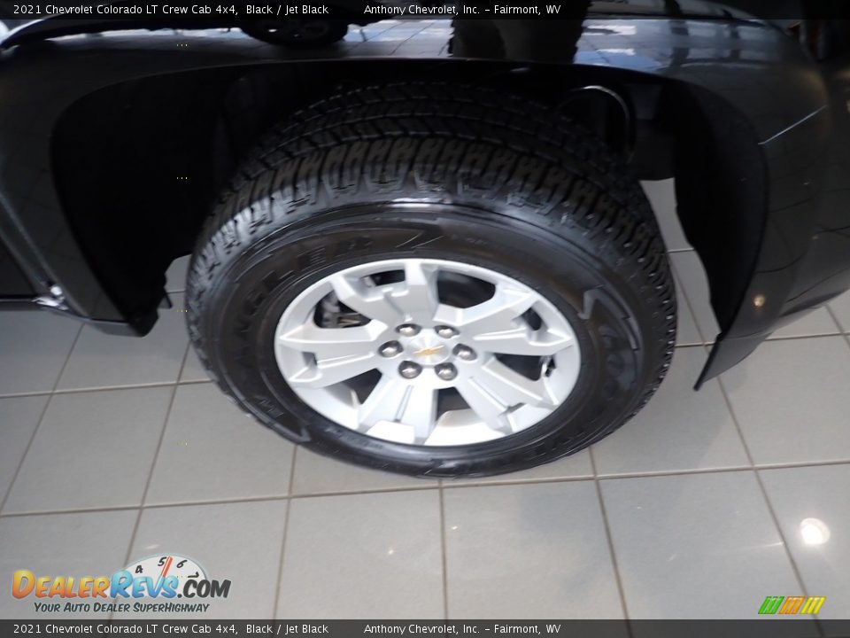 2021 Chevrolet Colorado LT Crew Cab 4x4 Black / Jet Black Photo #2