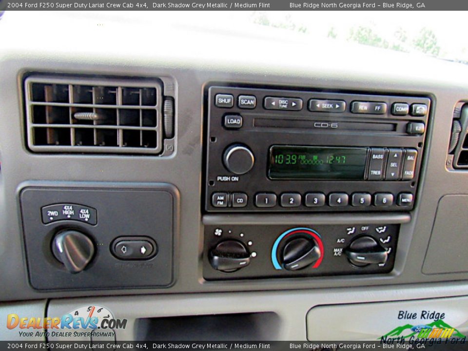 2004 Ford F250 Super Duty Lariat Crew Cab 4x4 Dark Shadow Grey Metallic / Medium Flint Photo #21