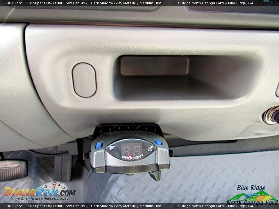 2004 Ford F250 Super Duty Lariat Crew Cab 4x4 Dark Shadow Grey Metallic / Medium Flint Photo #23