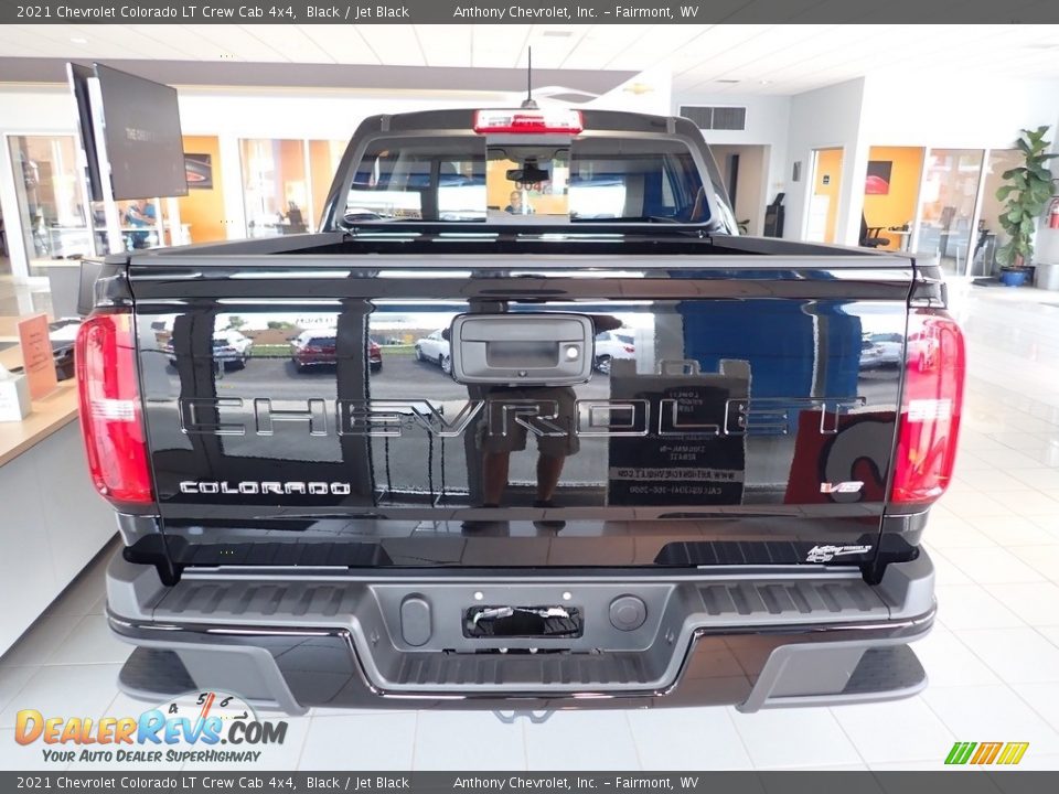 2021 Chevrolet Colorado LT Crew Cab 4x4 Black / Jet Black Photo #4