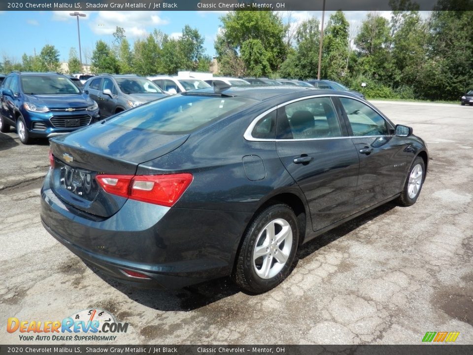 2020 Chevrolet Malibu LS Shadow Gray Metallic / Jet Black Photo #4