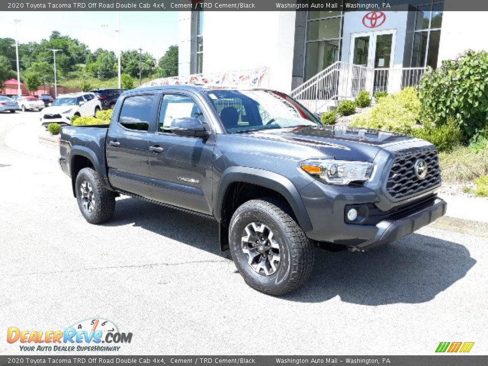 2020 Toyota Tacoma TRD Off Road Double Cab 4x4 Cement / TRD Cement/Black Photo #31