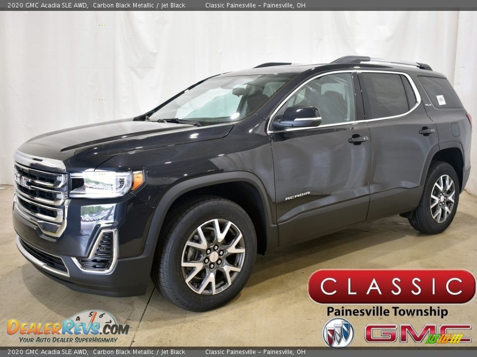 2020 GMC Acadia SLE AWD Carbon Black Metallic / Jet Black Photo #1